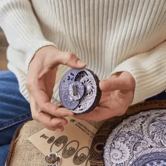 Unidragon Mandala "Die Übergreifende Gegensätze" in M, L, XL Klassisches Lege/Wand Puzzle aus Holz - myshop-ffm