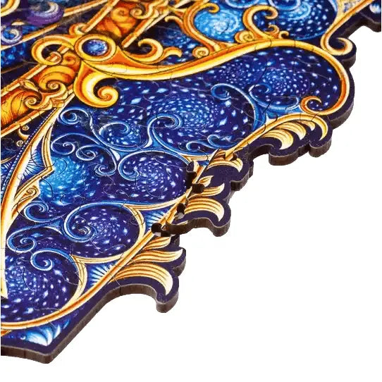 Unidragon Mandala "Der Unerschöpflicher Wohlstand" in M, L, XL Klassisches Lege/Wand Puzzle aus Holz - myshop-ffm