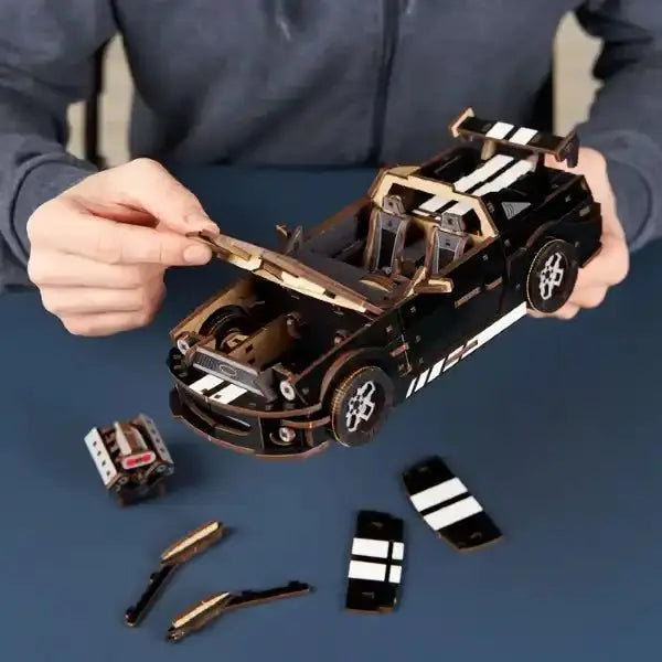 Unidragon "Stallion GT Sportwagen" in mehreren Farben DIY 3D Holzmodell - myshop-ffm