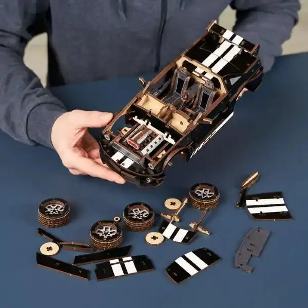 Unidragon "Stallion GT Sportwagen" in mehreren Farben DIY 3D Holzmodell - myshop-ffm