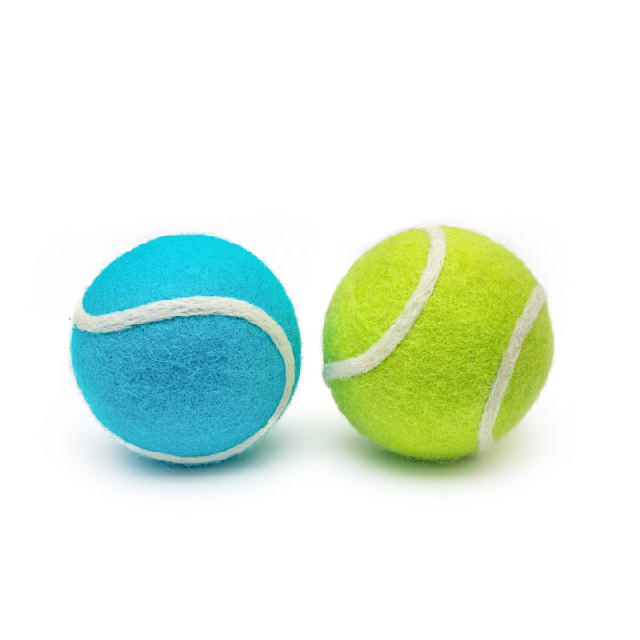 Friendsheep – Tennis-Wollball Spielzeug (2er-Set) – Türkis & Grün