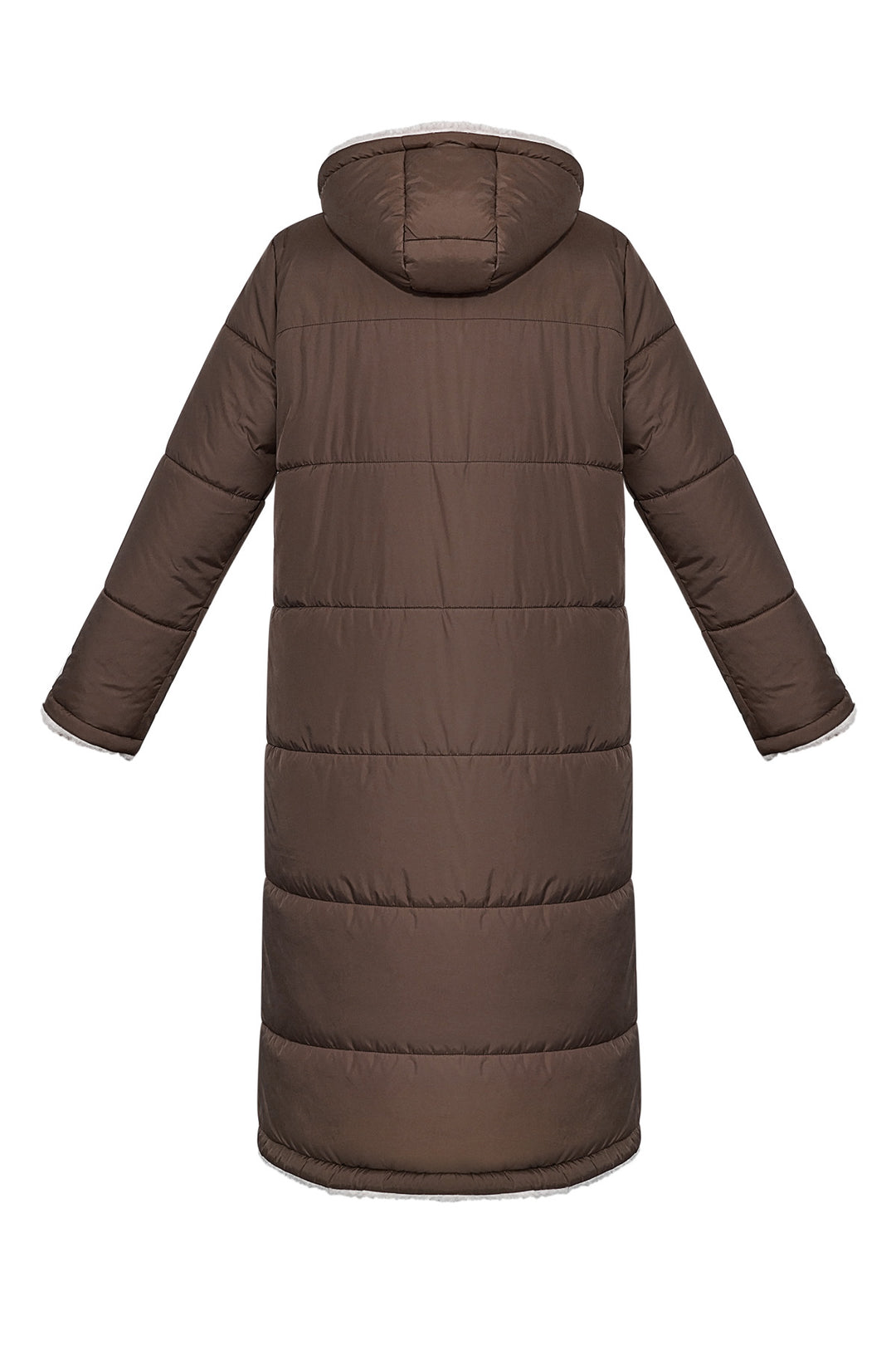 Damen Lange  Wintermantel Winterjacke Wärmejacke mit Kapuze