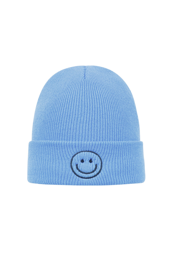 Beanie Mütze Süsse „Smiley“ warme Strickmütze Wintermütze verschiedene Farben