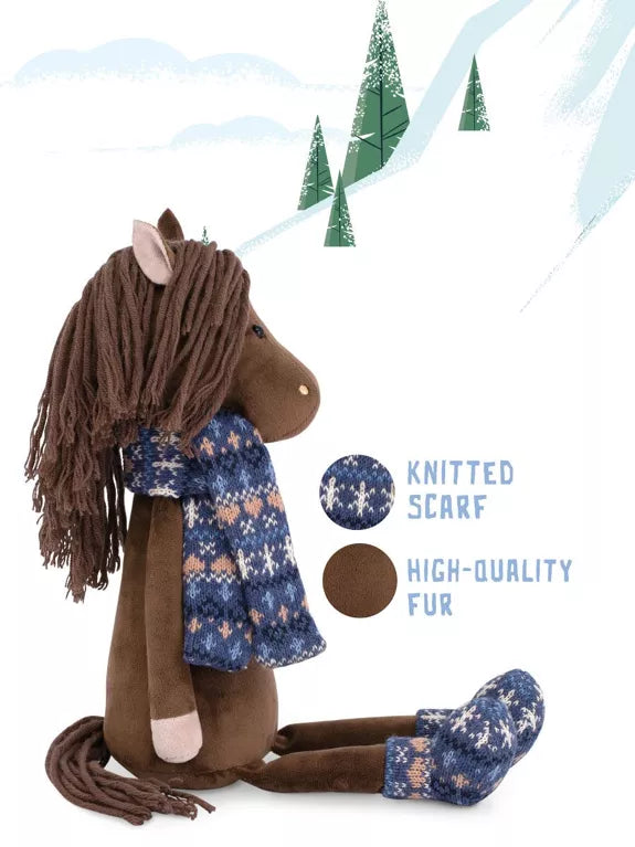 Plüsch und Stofftier "Johann das Pferd" Symbol 2026 25 cm