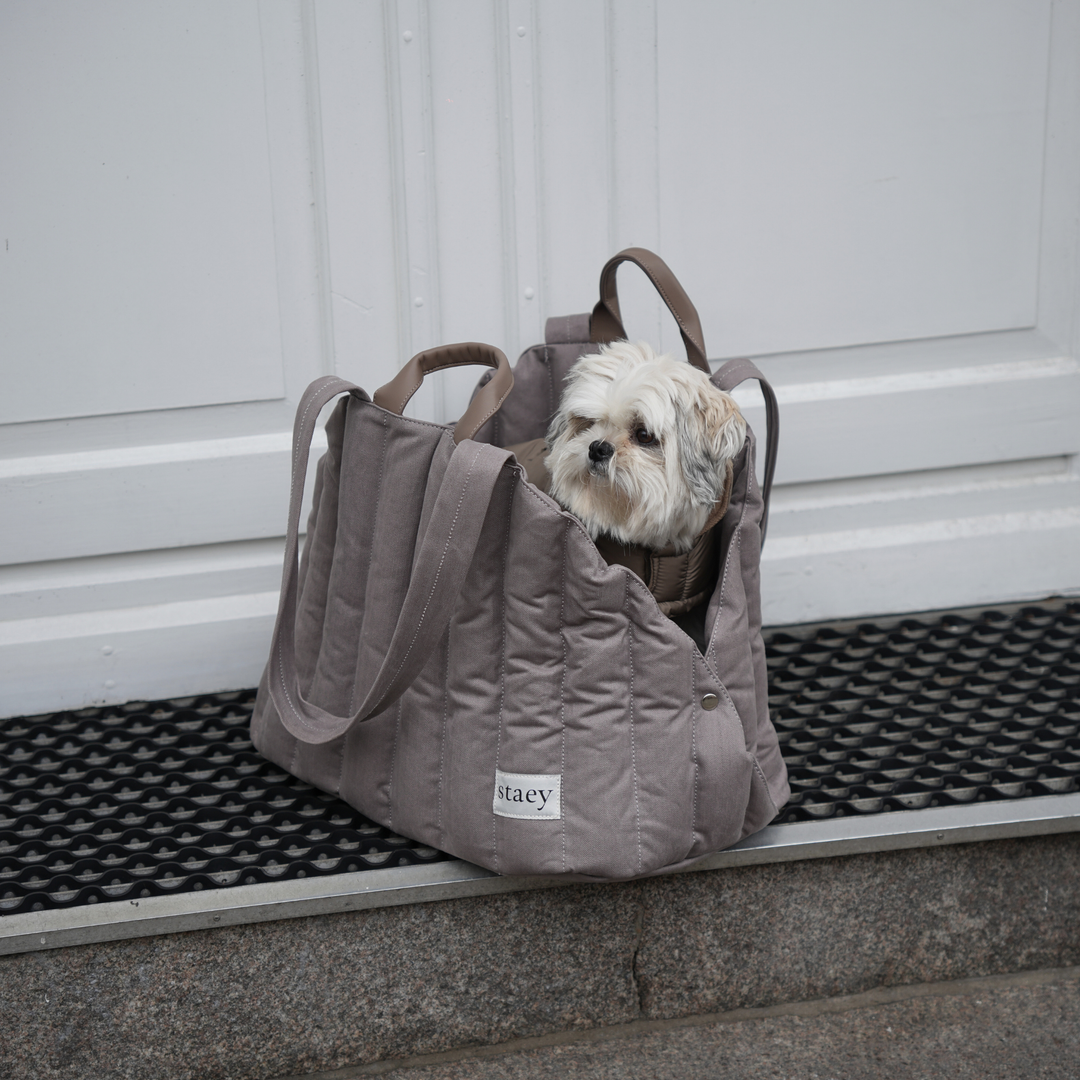 Staey „Elva“ Hundetragetasche | Taupe