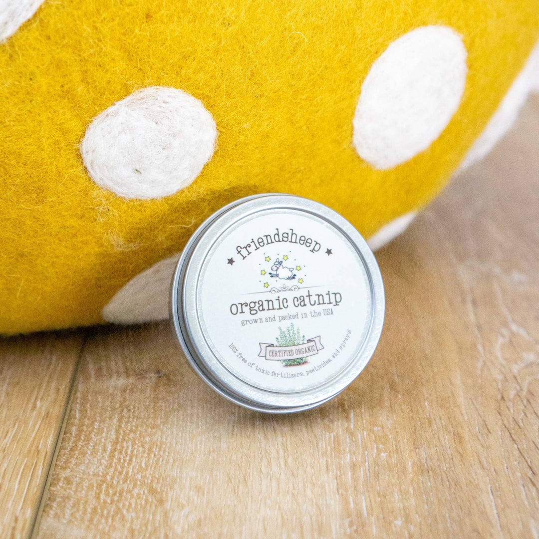 Friendsheep - Filzwoll-Katzenhöhle "GELBGOLDENER PILZ"