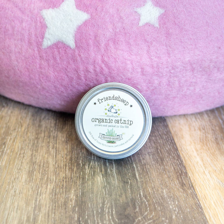 Friendsheep - Filzwoll-Katzenhöhle - "ROSA PINK Mitternachtssterne"