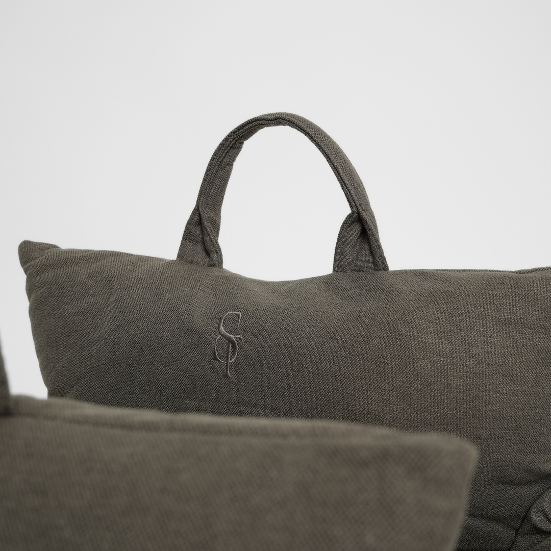 Staey „Lara“ Hund Autositz Taupe | 3-in-1 Hundebett