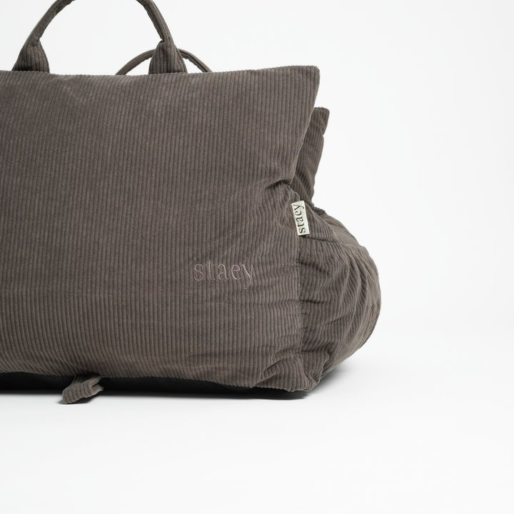 Staey „Lara“ Hund Autositz Cord | 3-in-1 Hundebett