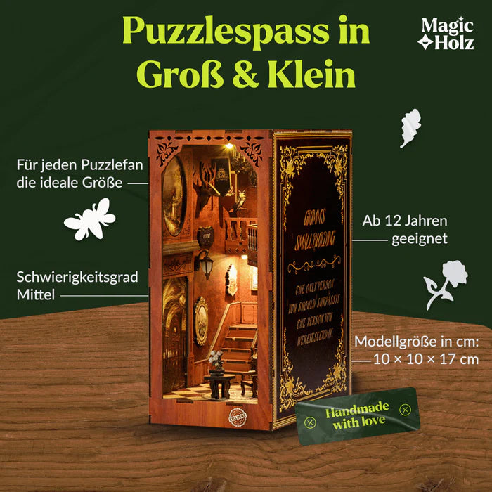 MagicHolz "Grimm's kleines Haus" BV02-003 DIY 3D-Holz-Buchecke