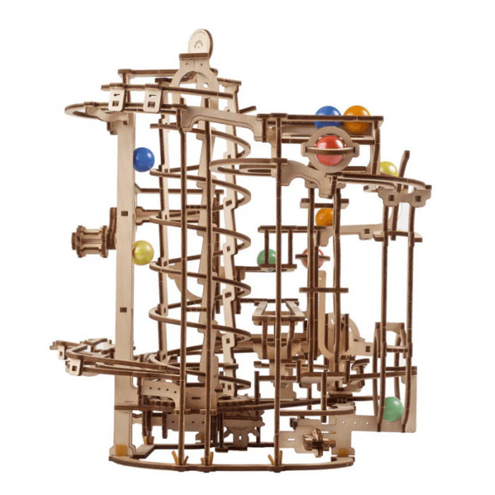 Ugears "Marble Run Spiral Hoist" Murmelbahn mit Spiralaufzug DIY