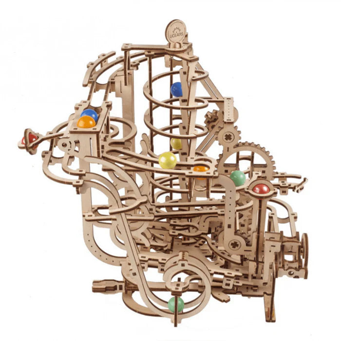 Ugears "Marble Run Spiral Hoist" Murmelbahn mit Spiralaufzug DIY