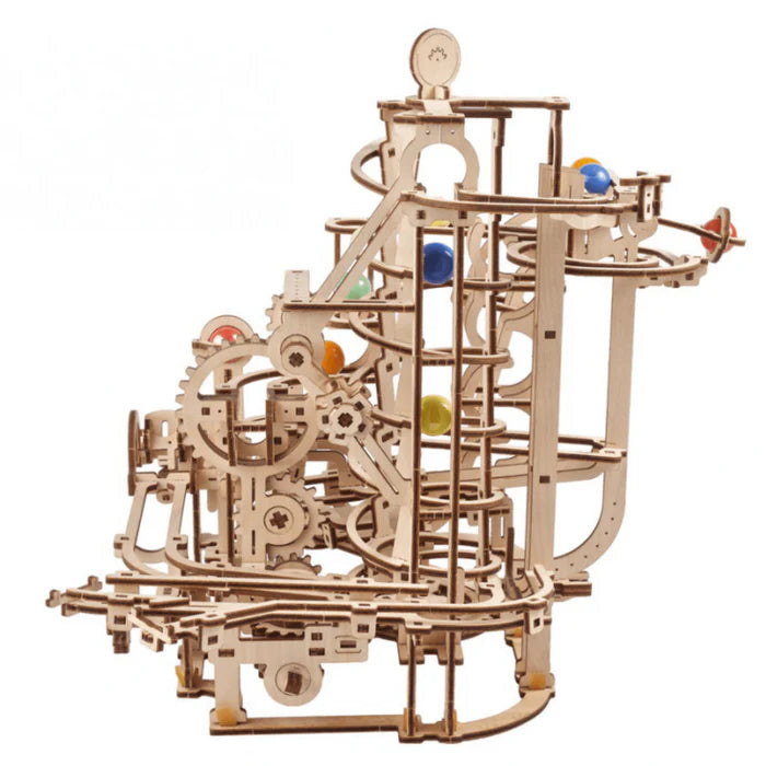 Ugears "Marble Run Spiral Hoist" Murmelbahn mit Spiralaufzug DIY