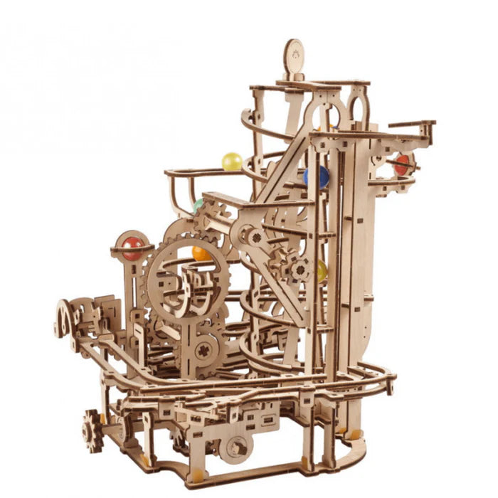 Ugears "Marble Run Spiral Hoist" Murmelbahn mit Spiralaufzug DIY