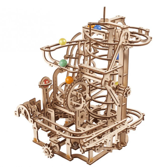 Ugears "Marble Run Spiral Hoist" Murmelbahn mit Spiralaufzug DIY