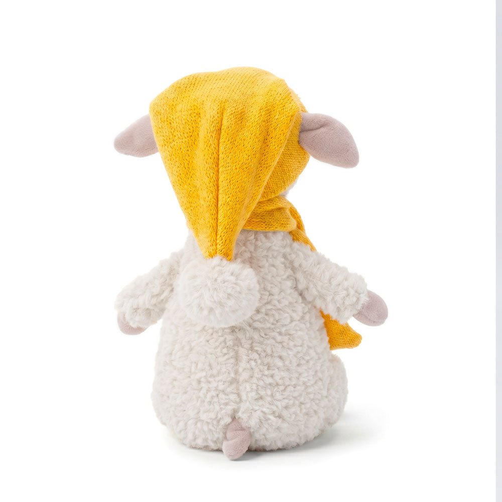Kuscheltier Schaf Nicky mit gelber Mütze 20 cm