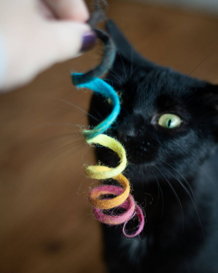 Friendsheep – Spring Öko-Spielzeugfeder für Katzen