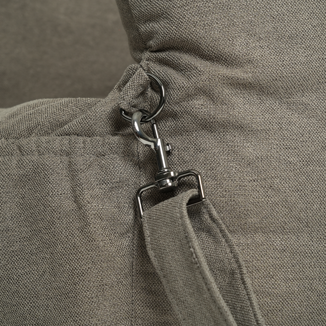 Staey „Lara“ Hund Autositz Taupe | 3-in-1 Hundebett