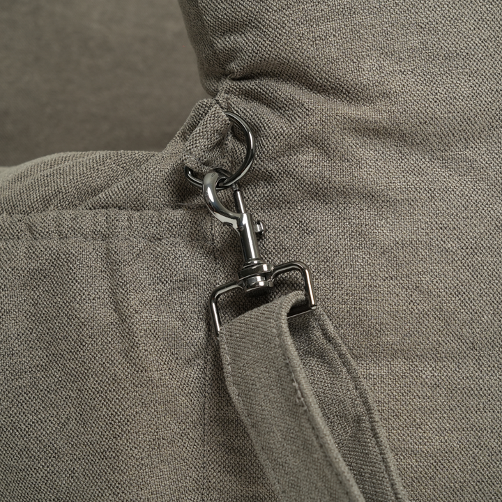 Staey „Lara“ Hund Autositz Taupe | 3-in-1 Hundebett