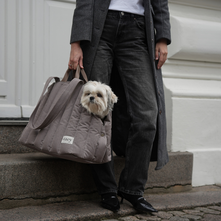 Staey „Elva“ Hundetragetasche | Taupe