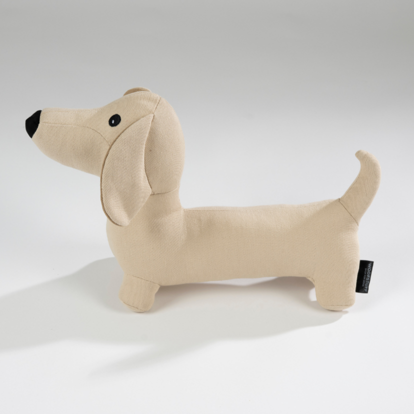 Hundespielzeug „Dackel Pepe“ | 2 Größen | Denim-Style