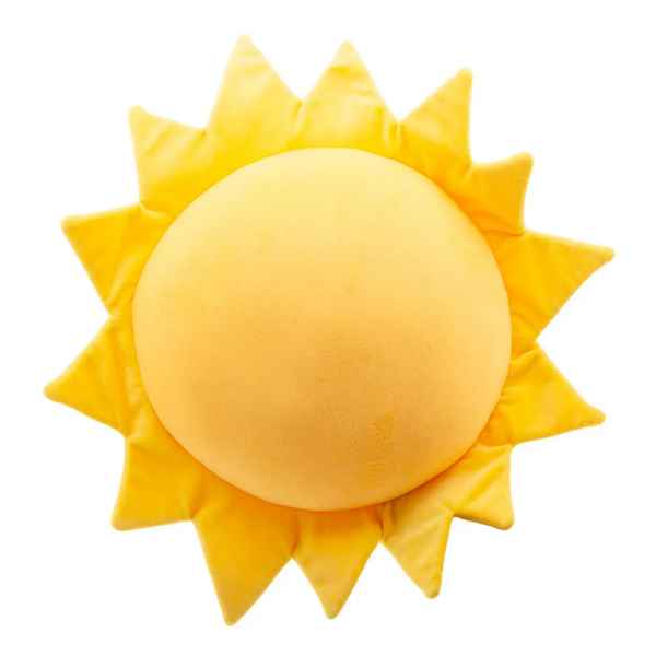 Plüsch Kuschelkissen "Lucky Sun" 50x50x13 cm Baby Kinder Kissen - myshop-ffm