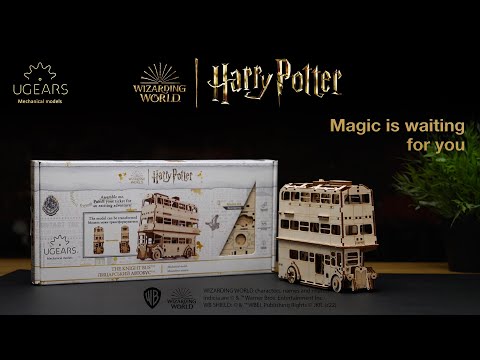 Ugears Harry Potter "Knight Bus™" mit magischen Funktionen DIY 3D Holzmodell