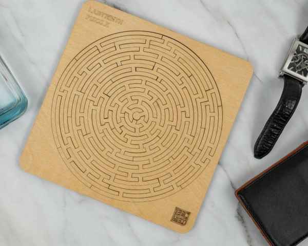 Quest Puzzle Labyrinth Escape Room Spiel - Holz Rätsel - myshop-ffm