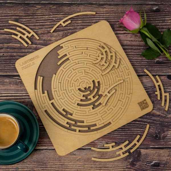 Quest Puzzle Labyrinth Escape Room Spiel - Holz Rätsel - myshop-ffm