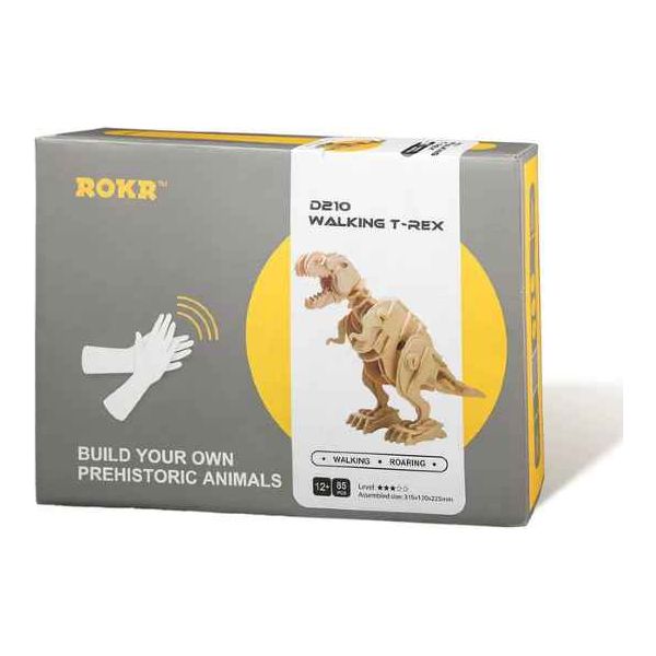 T-Rex,  ROKR,  Robotime,  Mechanisch,  85 Teile,  3D Puzzles