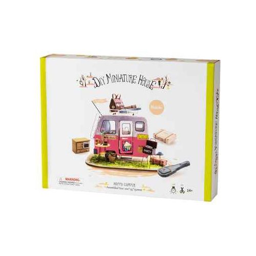 DIY"Happy Camper" DGM04 3D-Holz-DIY-Miniaturhaus - myshop-ffm