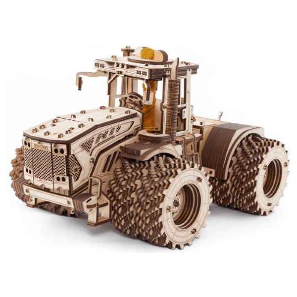 EWA "Farm Machine" Kirovets Traktor K-7M Mechanisches 3D Holzpuzzle