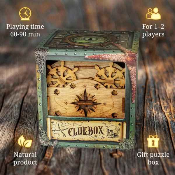 iDVENTURE Cluebox - Escape Room in der Box "Davy Jones Locker" Rätselbox