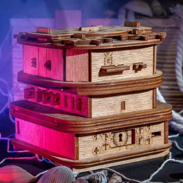 iDVENTURE Cluebox - Escape Room in der Box "Davy Jones Locker" Rätselbox