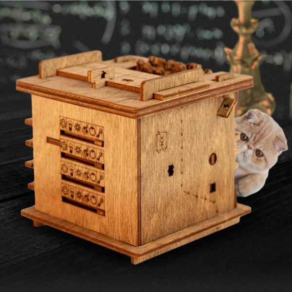 iDVENTURE Cluebox - Escape Room in der Box "Schrödingers Katze" Rätselbox