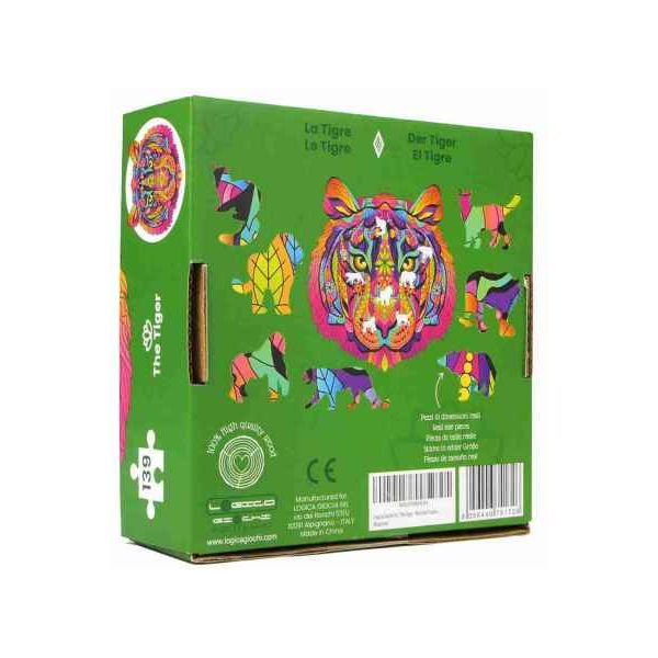 Mandala "The Tiger" 2D Lege Puzzle Klassisches Puzzle Holz Puzzle - myshop-ffm