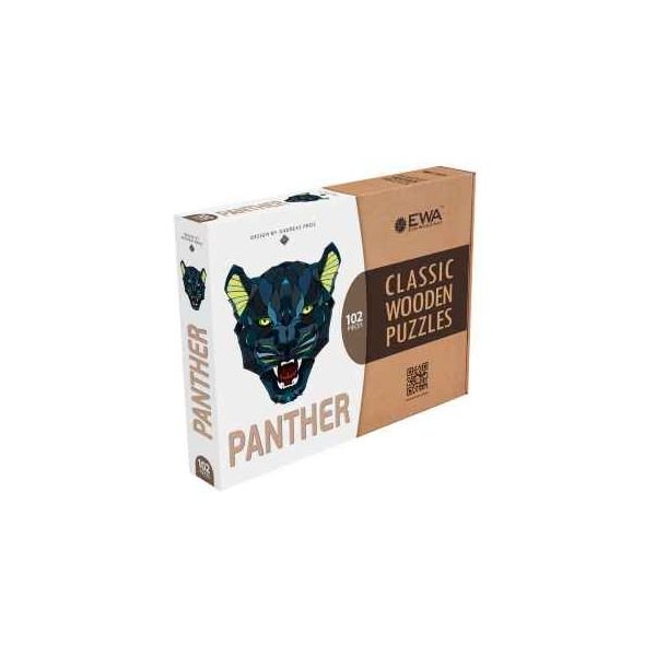 "Panther" 2D Lege Puzzle Klassisches Puzzle Holz Puzzle - myshop-ffm