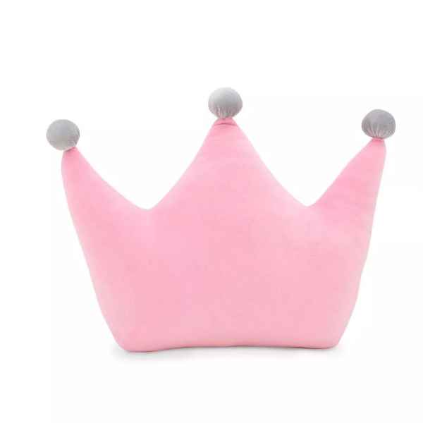 Plüsch Kuschelkissen "Princess Crown" 38x51x12 cm Baby Kinder Kissen - myshop-ffm