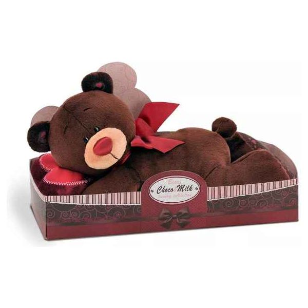 Plüsch und Stofftier "Choco schlafender Teddybär" Bears Choco & Milk 30 cm - myshop-ffm