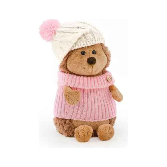 Plüsch und Stofftier "Fluffy der Igel mit Mütze weiß/rosa " Life Collection 18 cm - myshop-ffm