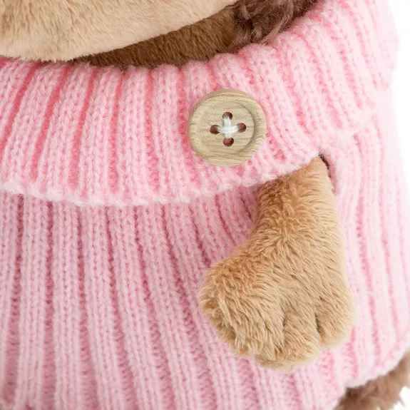 Plüsch und Stofftier "Fluffy der Igel mit Mütze weiß/rosa " Life Collection 18 cm - myshop-ffm