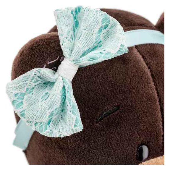 Plüsch und Stofftier "MILCH IM MINTFARBENEN KLEID" Bears Choco & Milk 25 cm - myshop-ffm