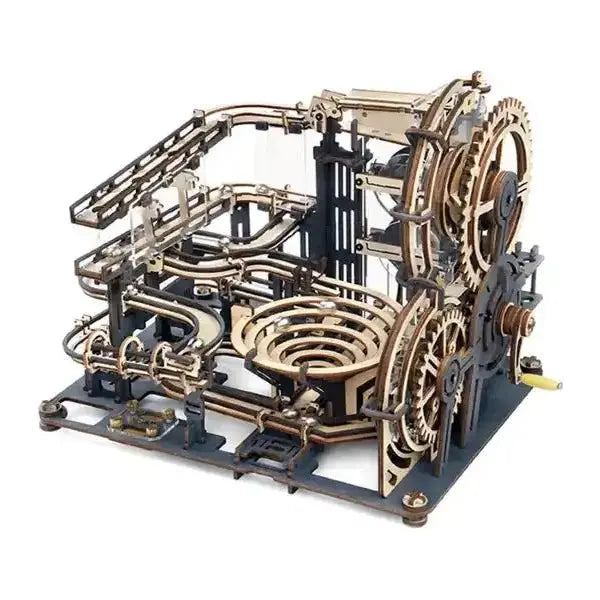 Robotime,  Murmelbahn,  Mechanisch,  Leuchtende Murmelbahn,  3D Puzzles,  294 Teile