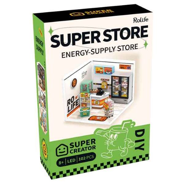 Super Store,  Robotime,  Miniaturshop,  DIY,  Bausatz