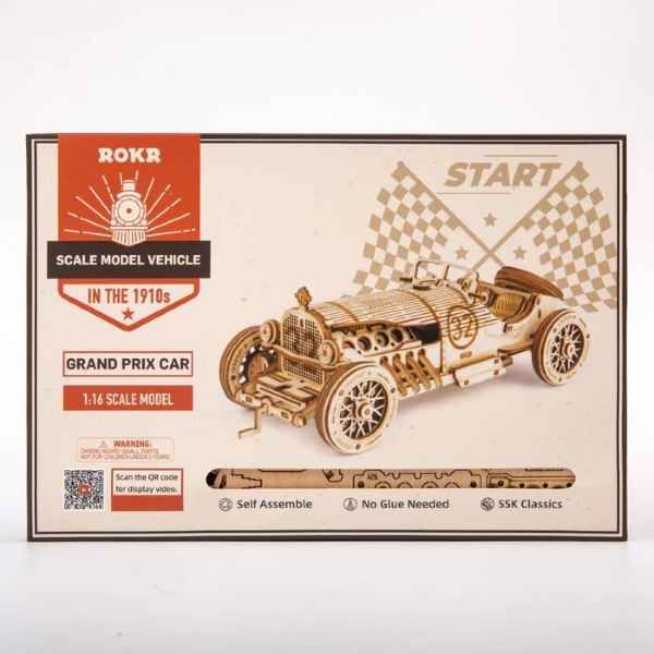 ROKR Gran Prix Car 3D Gran Prix Wagen Holzpuzzle 220 Teile