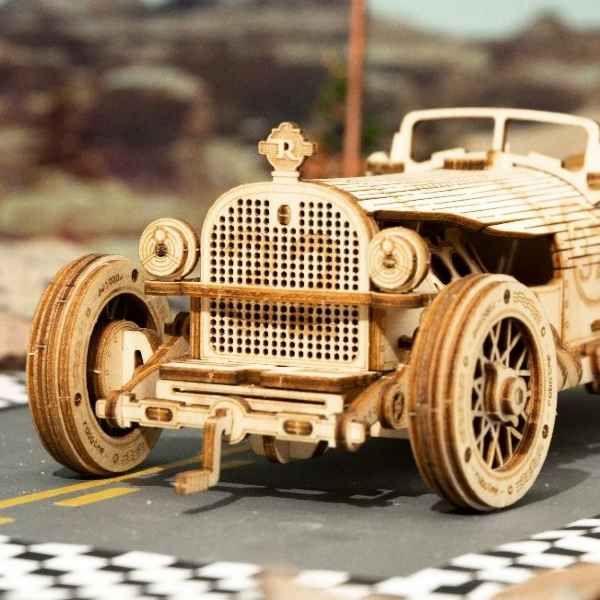 ROKR,  Robotime,  Grand Prix Wagen,  Grand Prix Car,  Fahrzeuge,  3D Puzzles,  220 Teile