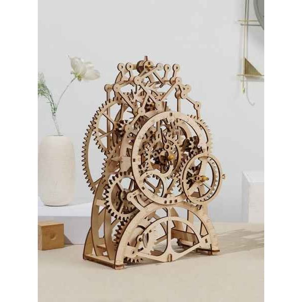 Uhr,  Robotime,  Pendeluhr,  Mechanisch,  3D Puzzles,  166 Teile