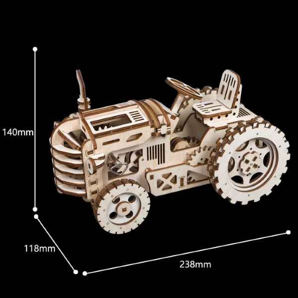 Schwerer LKW,  ROKR,  Robotime,  Lokomotive,  Heavy Truck,  Fahrzeuge,  CityTram,  3D Puzzles,  308 Teile