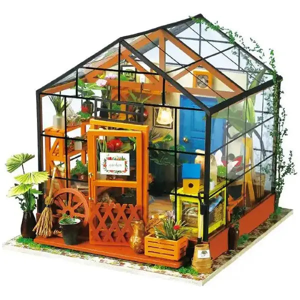 Rolife Cathy's Flower House Gewächshaus DG104 DIY Miniaturhaus Maßstab 1:18