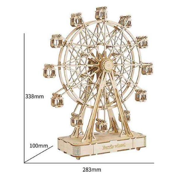 Spieluhr,  Rolife,  Riesenrad,  DIY,  Bausatz,  3D Puzzles,  232 Teile